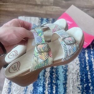 Dansko Sophie 2 Strap Slide Wedge sz. 38